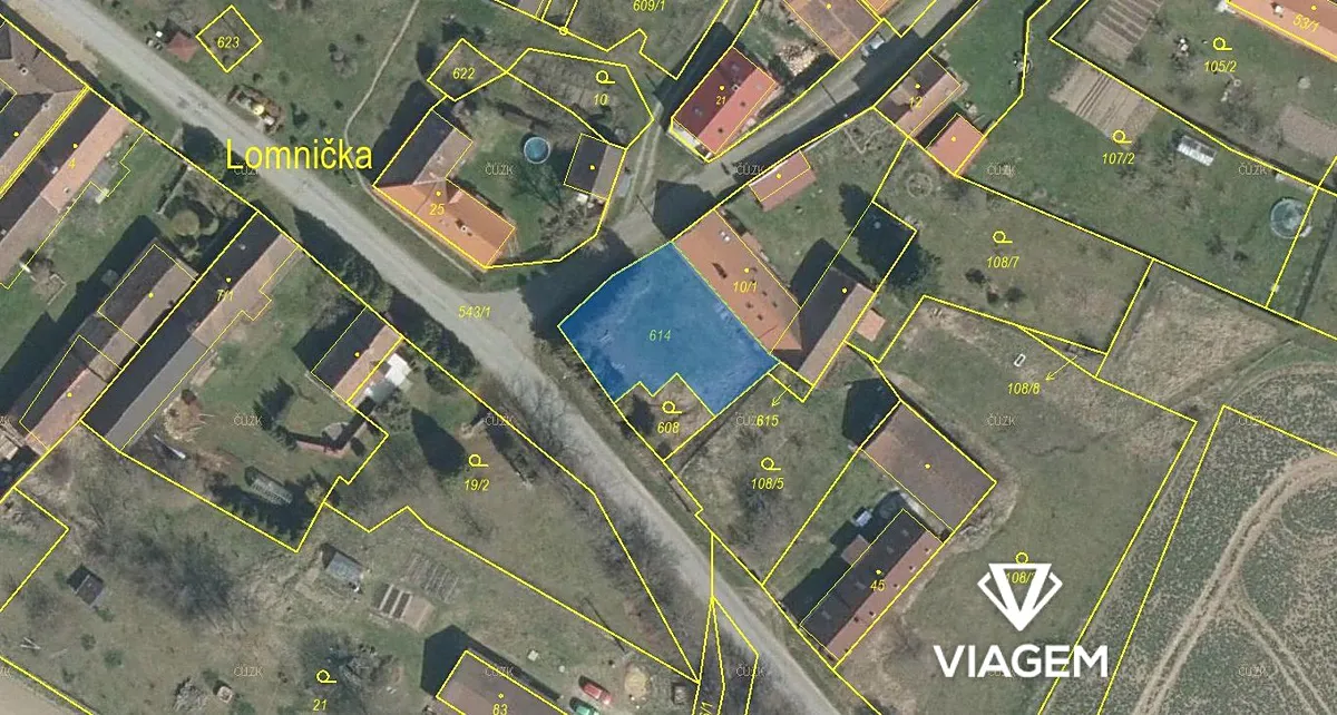 Prodej podílu 3/16 stavebního pozemku 76 m²